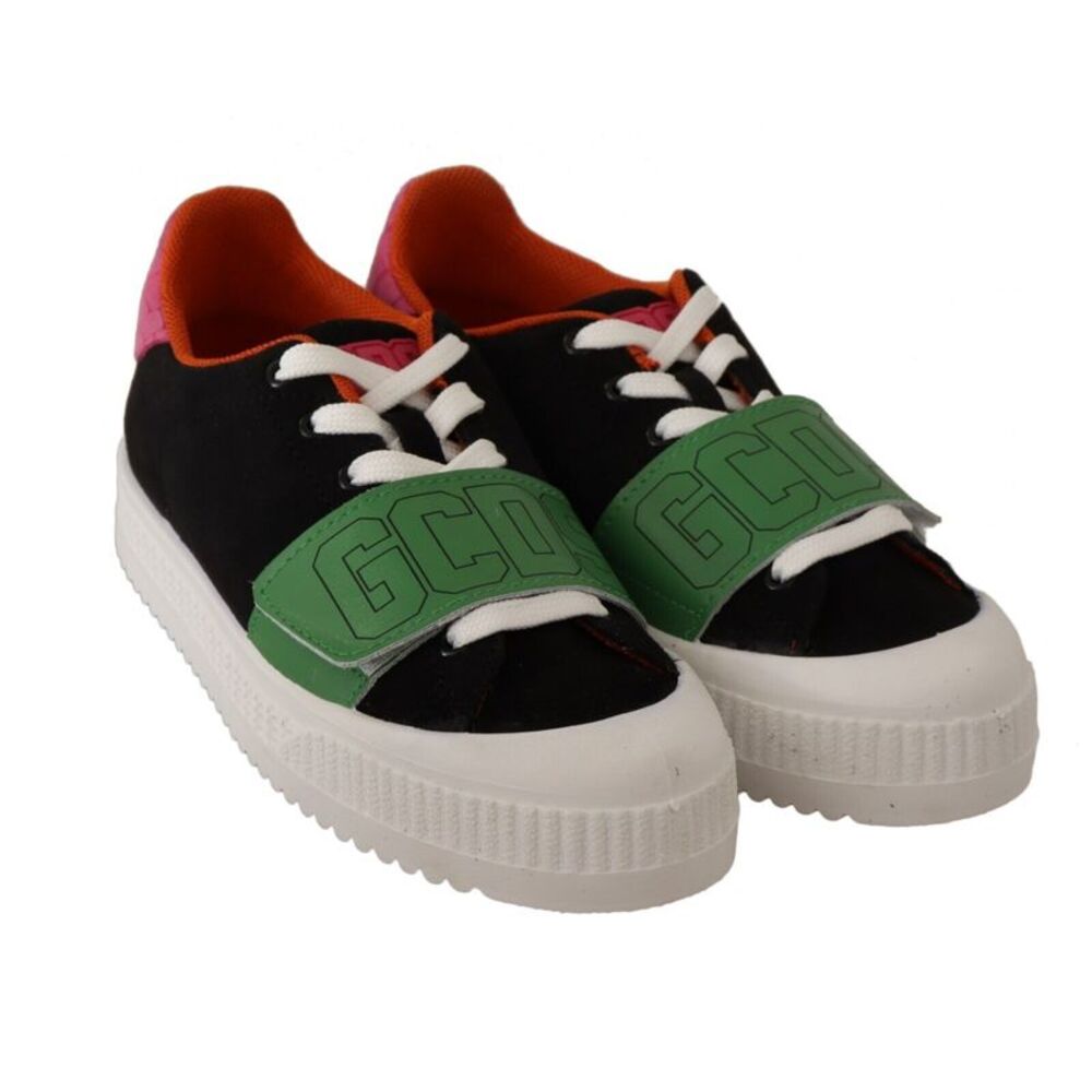 GCDS Multicolor Suede Low Top Lace Up Women Sneakers Women's Shoes